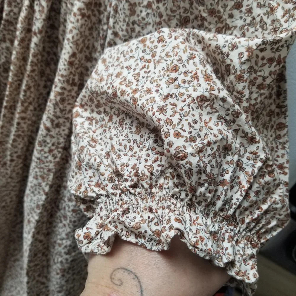 NWOT Doen Odessa Mini Dress in Sienna Champignon XL - Picture 12 of 14